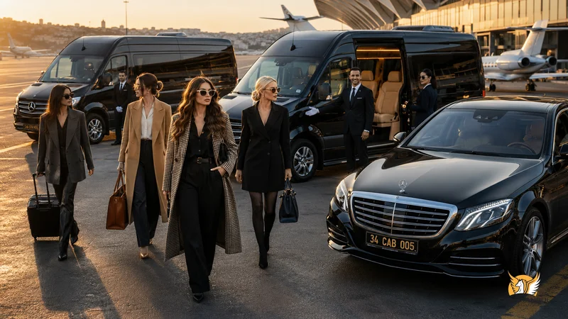 Mercedes V-Class luxury chauffeur van Istanbul — VIP 7-passenger executive transfer