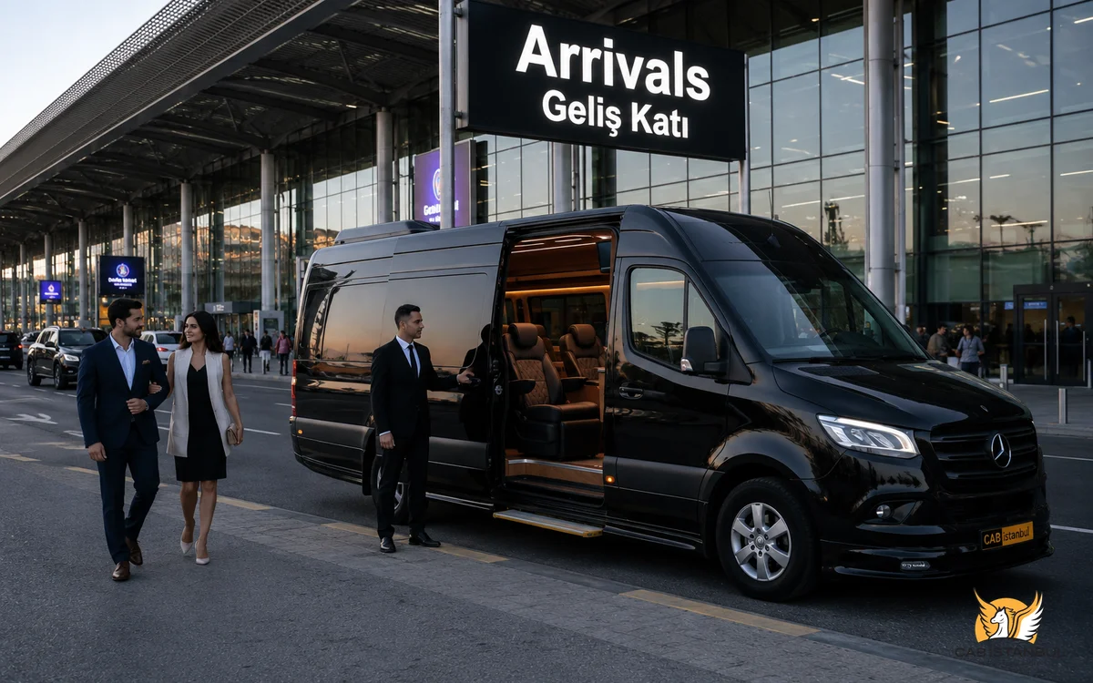 Mercedes Vito VIP van at Istanbul Airport &mdash; private group airport transfer