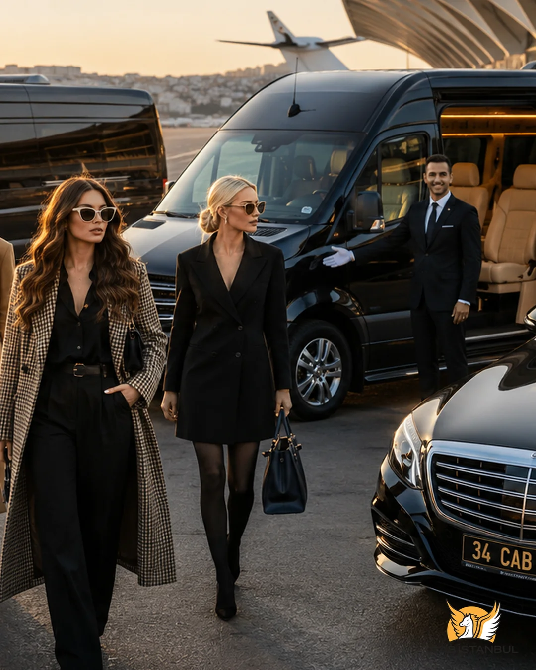 Professional private transfer driver at Sabiha Gokcen Airport Istanbul — VIP service Asian side