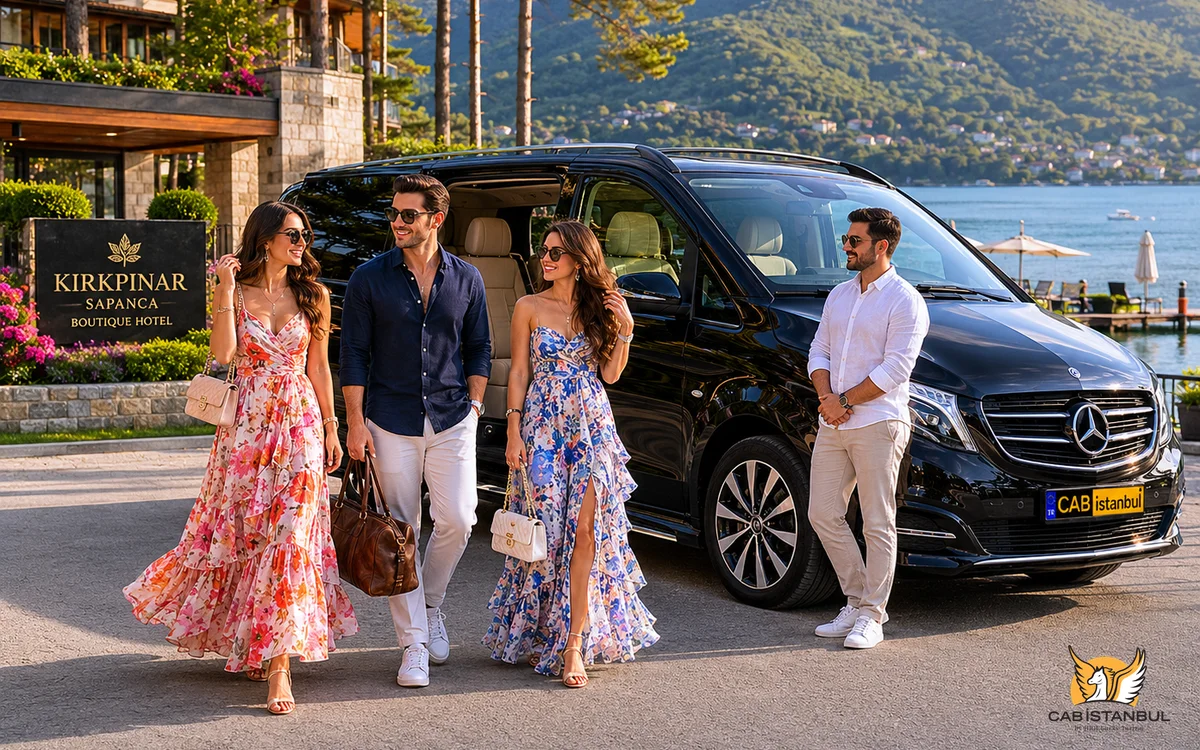 Private chauffeur-driven vehicle for Istanbul to Sapanca transfer service