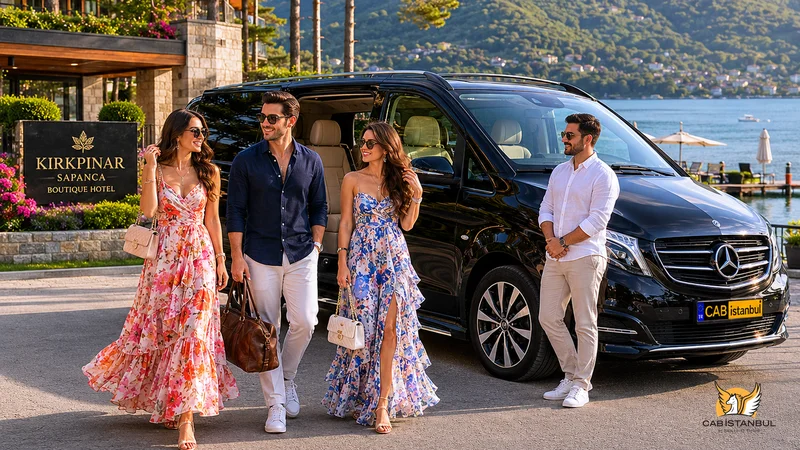 Sapanca Lake shoreline — private transfer service brings you directly to lakeside hotels and scenic areas