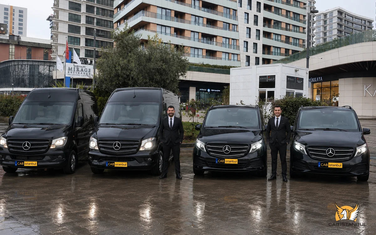 Аренда автомобиля с водителем в Стамбуле — Cab Istanbul Mercedes Vito профессиональные услуги водителя